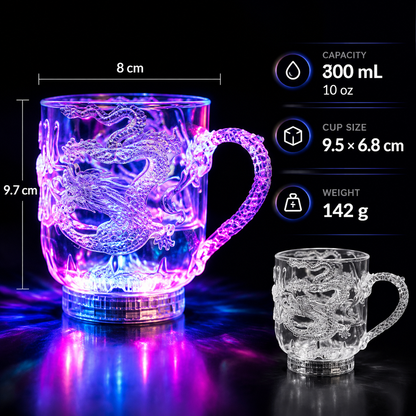 🐉DragonGlow LED Dragon Cup - Add Water. Watch It Glow✨