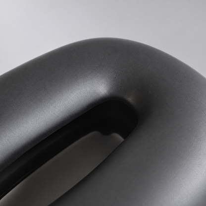 Sculptural Rounded Ceramic Tissue Box | Organic Minimalist Decor