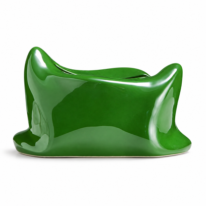 Ceramic Pillow Tissue Box Cover | Soft-Look Sculptural Decor